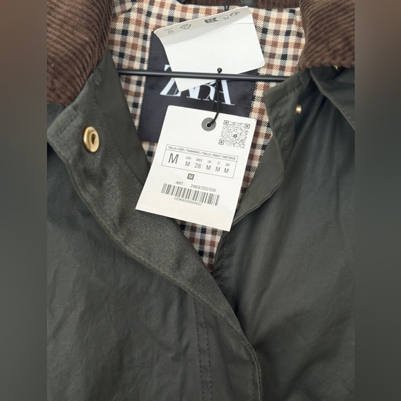 ZARA WAXED CAPE ZW COLLECTION 2969/250/500 030/338 - Picture 5 of 16